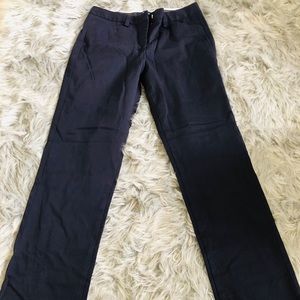 The Outfitters by Lands’ End Women’s Navy Pants for two pants total